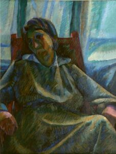 Sintesi plastica di figura seduta (Silvia), 1915